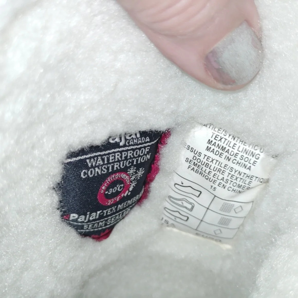 Pajar Canada Waterproof Winter Boots Green Brown Lined 7 - 7.5 38 Euro Grip Boot - Picture 10 of 13